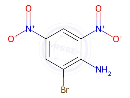 Chemical structure of 2-Bromo-4,6-dinitro-benzenamine