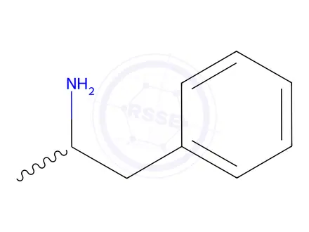 Chemical structure of D,L-Amphetamine Methane Sulfonate