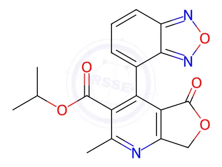 Chemical structure of Dehydro Isradipine Lactone