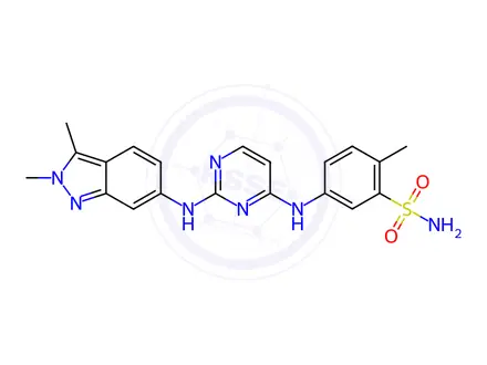 Chemical structure of Pazopanib Impurity 24