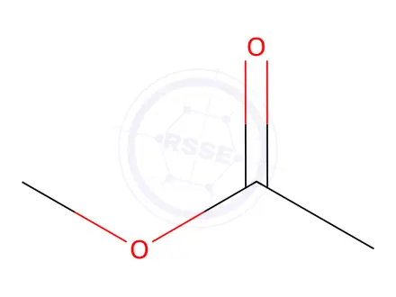 Chemical structure of Methyl acetate