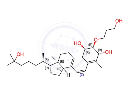 Chemical structure of Eldecalcitol Impurity 45