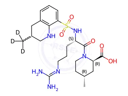 Chemical structure of Argatroban Impurity 23