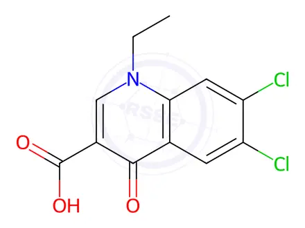 Chemical structure of Norfloxacin Impurity 36