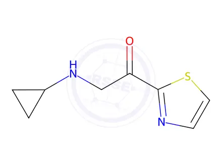 Chemical structure of 2-(Cyclopropylamino)-1-(thiazol-2-yl)ethanone