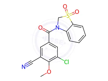 Chemical structure of Dotinurad Impurity 28