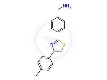 Chemical structure of (4-(4-(p-Tolyl)thiazol-2-yl)phenyl)methanamine