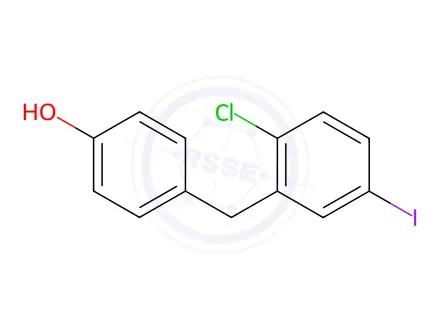 Chemical structure of Empagliflozin Impurity 146