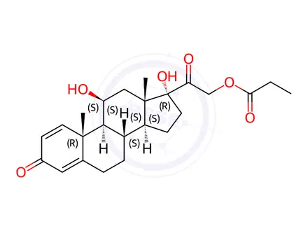 Chemical structure of Prednicarbate EP Impurity C