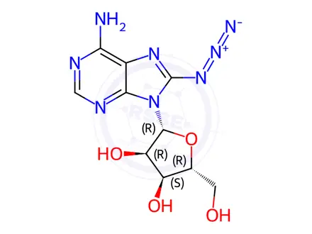 Chemical structure of Adenosine Impurity 48