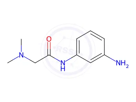 Chemical structure of N1-(3-Aminophenyl)-N2,N2-dimethylglycinamide Dihydrochloride