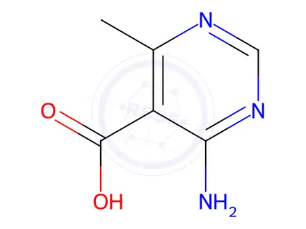 Chemical structure of 4-Amino-6-methylpyrimidine-5-carboxylic acid