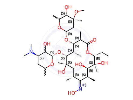 Chemical structure of Roxithromycin Impurity 3 Hydrochloride(Roxithromycin EP Impurity C Hydrochloride)
