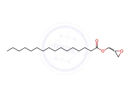 Chemical structure of Glycidyl palmitate