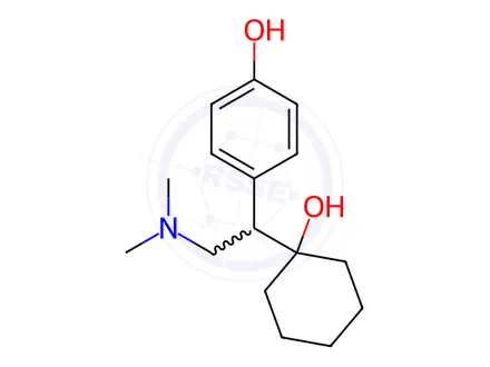 Chemical structure of O-Desmethylvenlafaxine