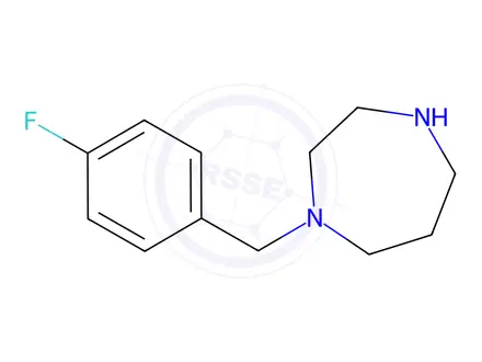 Chemical structure of 1-(4-Fluorobenzyl)homopiperazine Dihydrochloride Hydrate