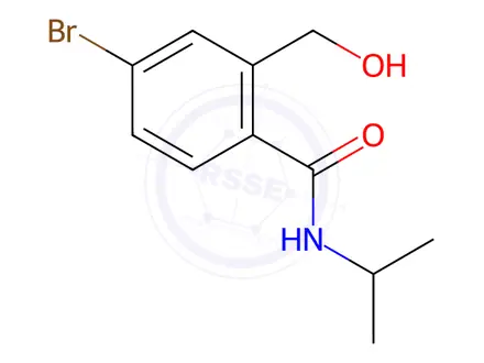 Chemical structure of N-ISOPROPYL-4-BROMO-2-HYDROXYMETHYLBENZAMIDE
