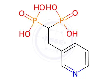 Chemical structure of Risedronate Sodium Impurity 5 (Risedronate Sodium 2.5-Hydrate EP Impurity E)