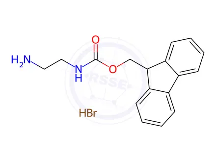 Chemical structure of 9-Fluorenylmethyl N-(2-aminoethyl)carbamate hydrobromide