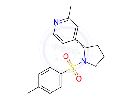 Chemical structure of 2-Methyl-4-(1-tosylpyrrolidin-2-yl)pyridine