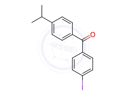 Chemical structure of (4-Iodophenyl)(4-isopropylphenyl)methanone