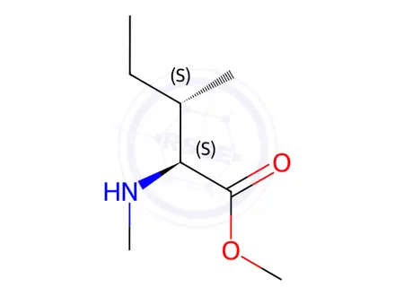 Chemical structure of Methyl methyl-L-isoleucinate