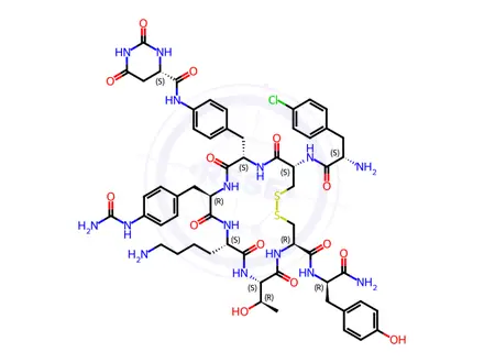Chemical structure of Satoreotide