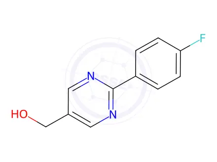 Chemical structure of [2-(4-Fluorophenyl)-pyrimidin-5-yl]-methanol