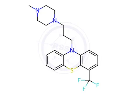 Chemical structure of Trifluoperazine 4-isomer