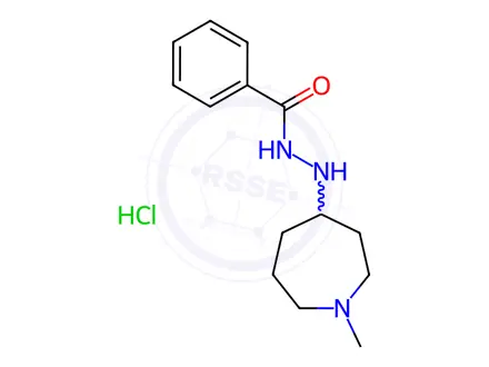 Chemical structure of N`-(1-Methylazepan-4-yl)benzohydrazide Dihydrochloride