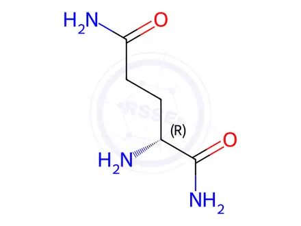 Chemical structure of H-D-Gln-NH2 Hydrochloride