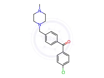 Chemical structure of (4-Chlorophenyl)(4-((4-methylpiperazin-1-yl)methyl)phenyl)methanone