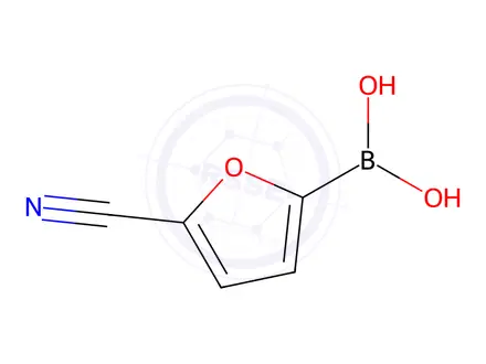 Chemical structure of (5-cyanofuran-2-yl)boronic acid