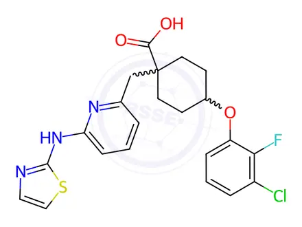 Chemical structure of MK-5108