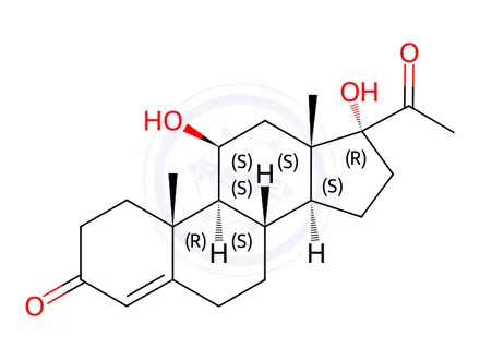Chemical structure of Hydrocortisone EP Impurity L