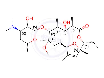Chemical structure of Clarithromycin Impurity K