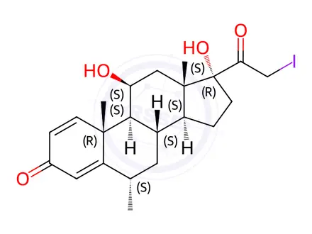 Chemical structure of Methylprednisolone Impurity 13