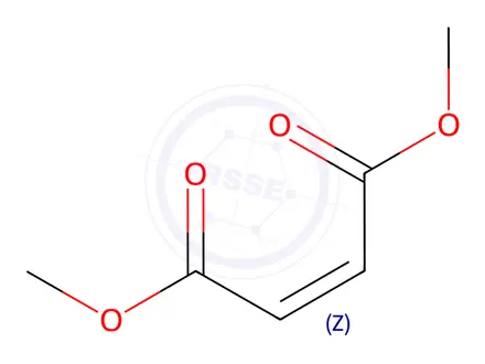 Chemical structure of 2-Butenedioic acid (2Z)-, 1,4-dimethyl ester, polymer with ethenol and ethenyl acetate