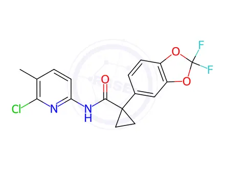 Chemical structure of Lumacaftor Impurity 4