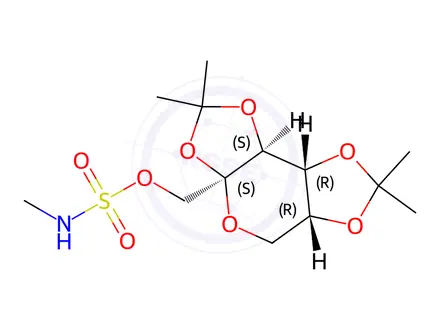 Chemical structure of Topiramate Impurity 2