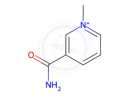 Chemical structure of 1-Methyl-nicotinamide Iodide