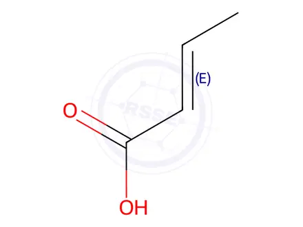 Chemical structure of Crotonic acid