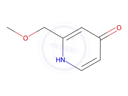 Chemical structure of 4-Pyridinol,2-(methoxymethyl)-(9CI)