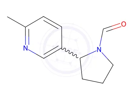 Chemical structure of 2-(6-Methylpyridin-3-yl)pyrrolidine-1-carbaldehyde