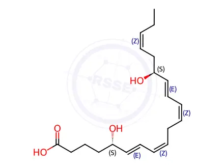 Chemical structure of Resolvin E4