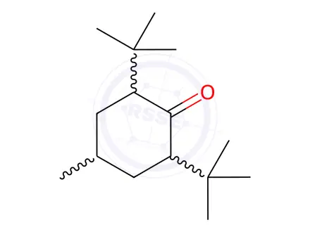 Chemical structure of i-tert-butylcyclohexa-2,5-diene-1,4-dione (BHT-Q)