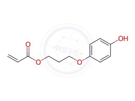 Chemical structure of Acrylic acid 3-(4-hydroxy-phenoxy)propyl ester