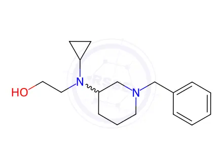 Chemical structure of 2-[((S)-1-Benzyl-pyrrolidin-2-ylmethyl)-cyclopropyl-amino]-ethanol
