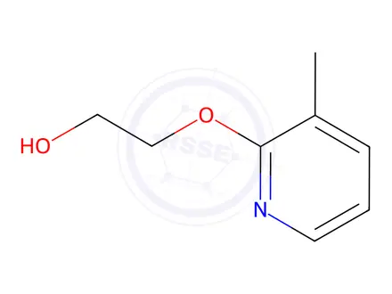 Chemical structure of Ethanol, 2-[(3-methyl-2-pyridinyl)oxy]-(9CI)