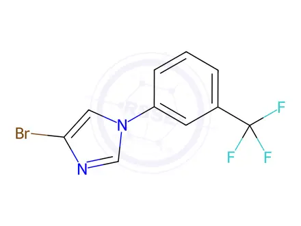 Chemical structure of 4-Bromo-1-(3-trifluoromethylphenyl)-1H-imidazole